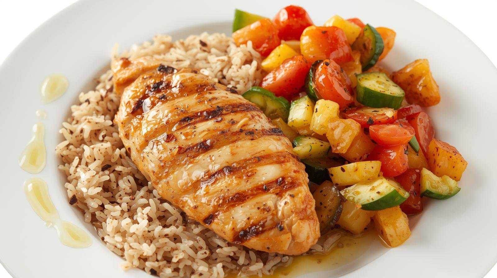 Arroz + pollo + verduras