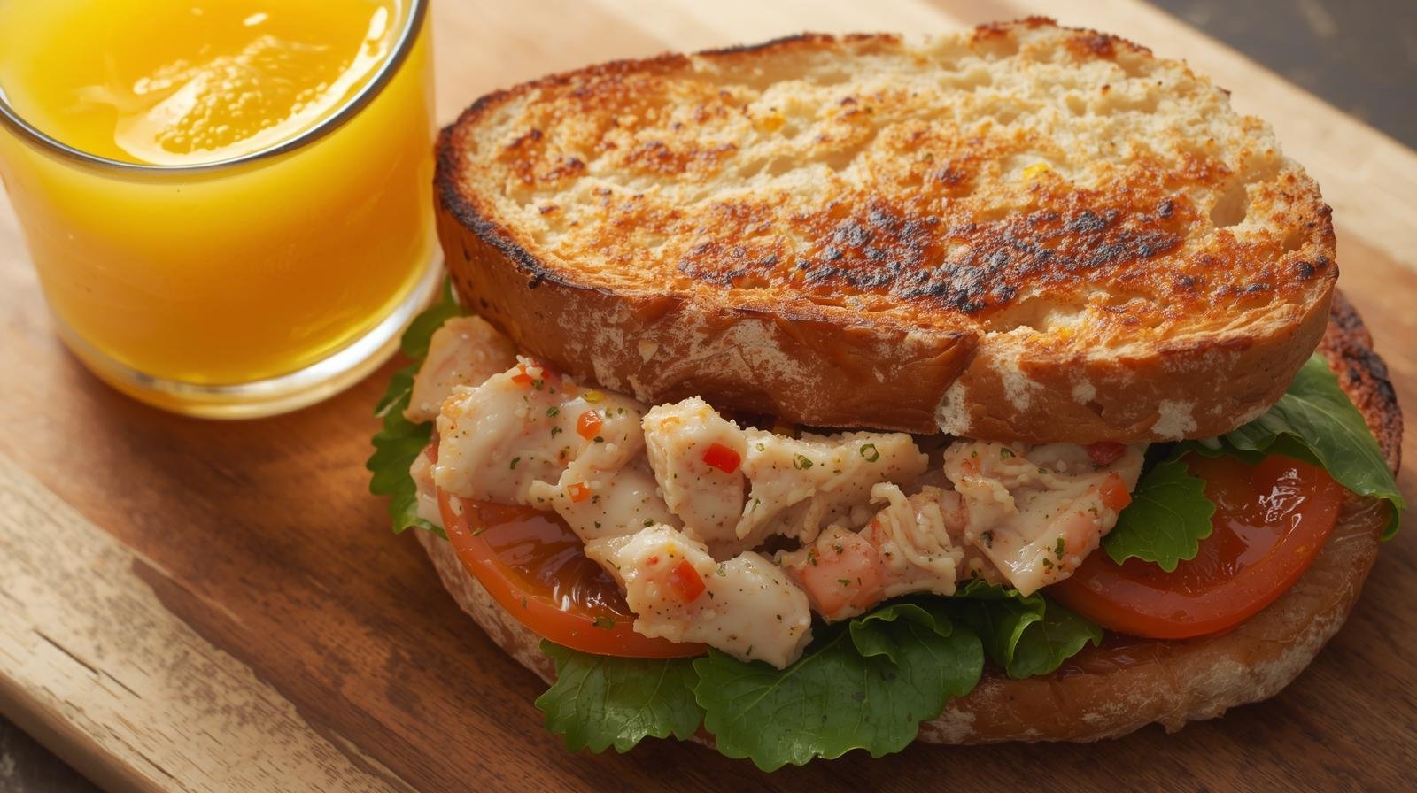 Bocadillo de atún + zumo